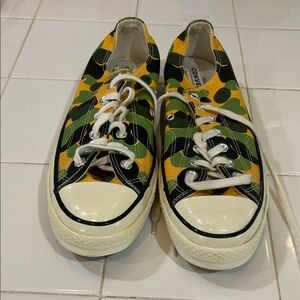 Converse men’s Sneakers  Chuck 70 Archive Low Green and Yellow Camouflage